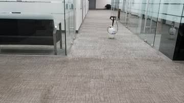 Carpet cleaning office space