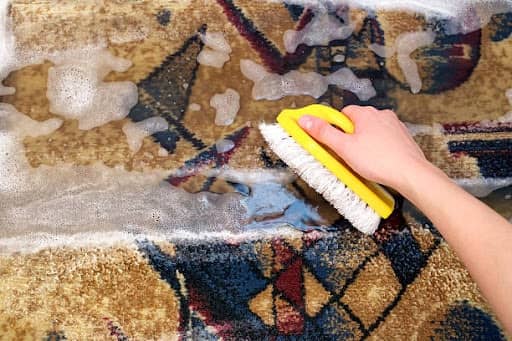 area rug cleaning and stain treatment