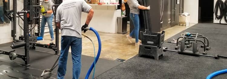 Steam cleaning Hollywood Gym