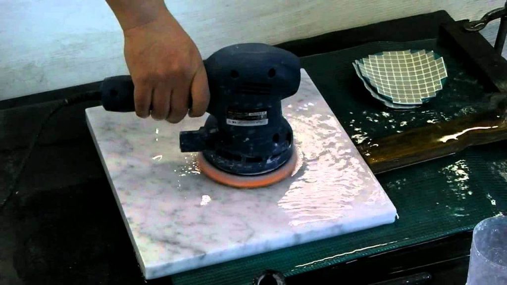 Marble polishing