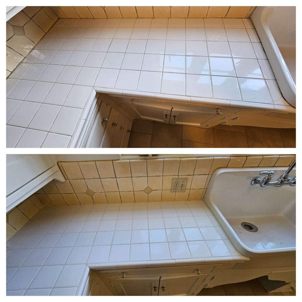 kitchen counter regrouting