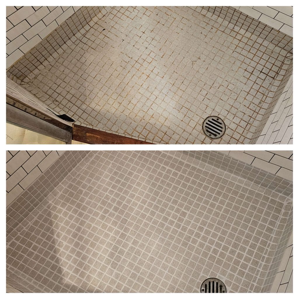 tile repair and regrouting
