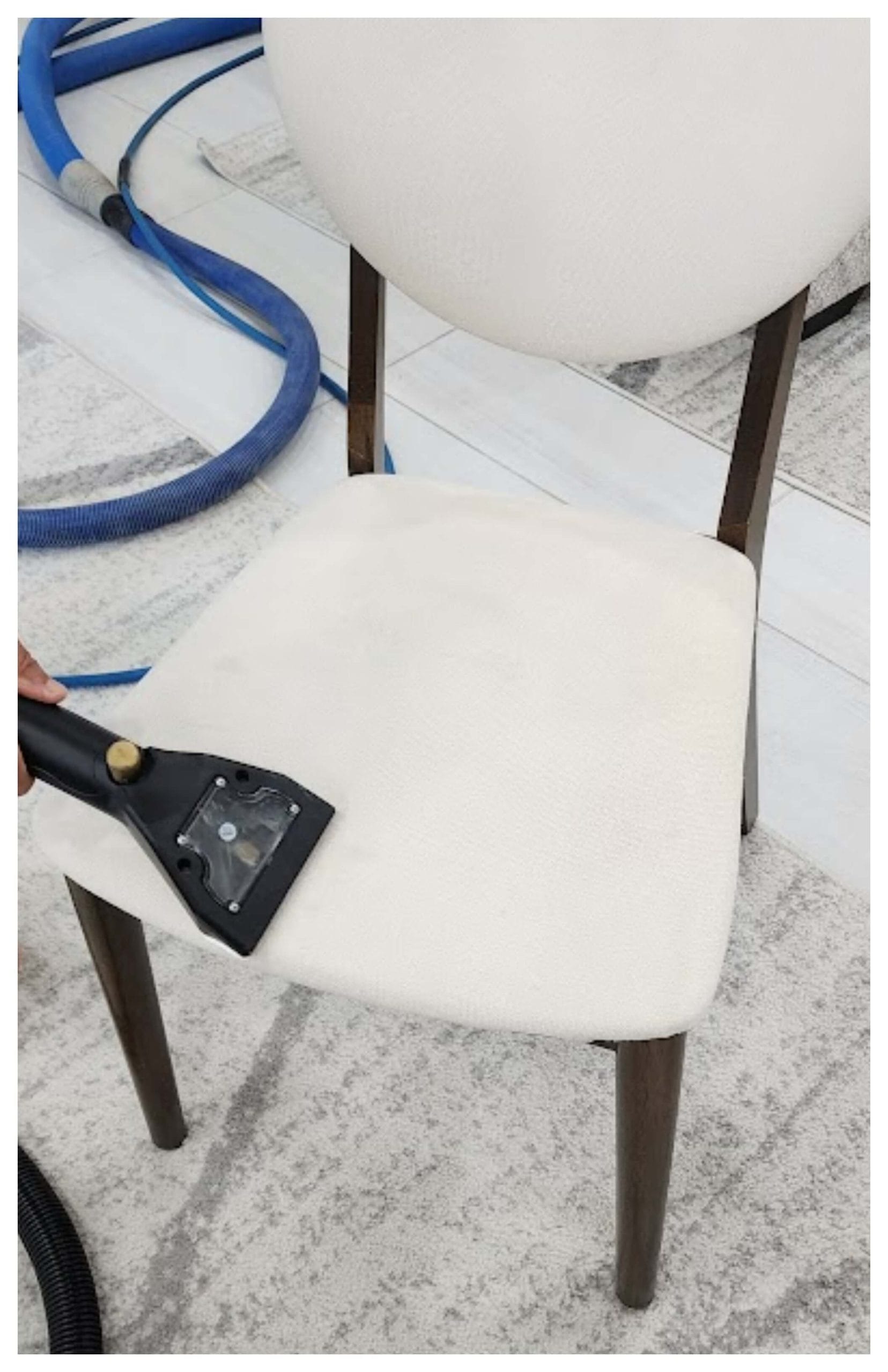 upholstery steam cleaning chair